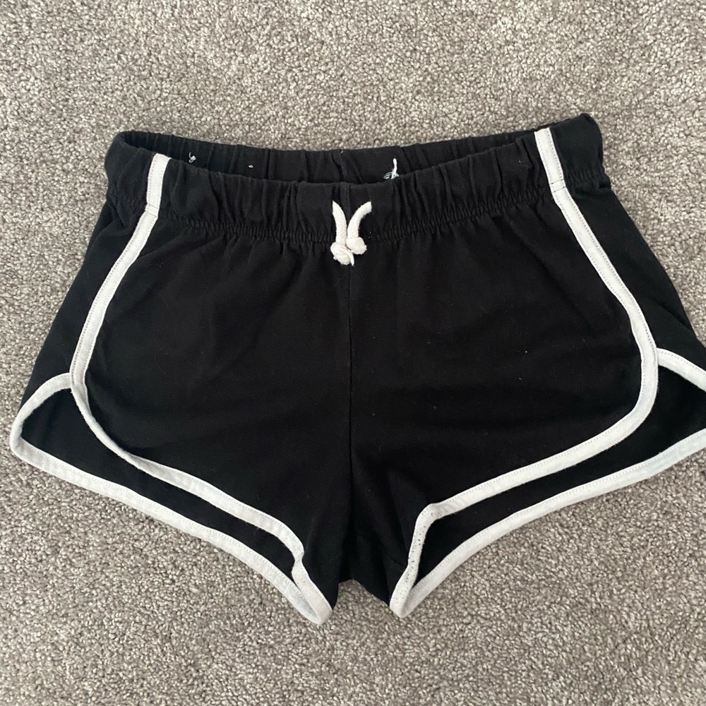 Cotton black shorts